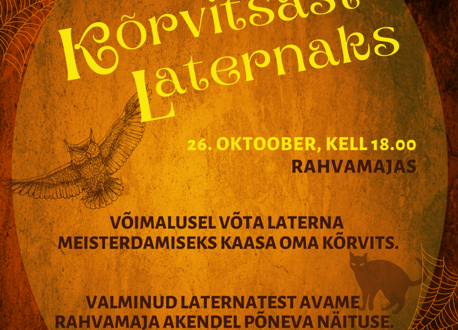 Kõrvitsalaternate meisterdamise töötuba Oisu rahvamajas - Oisu rahvamaja Kõrvitsalaternate meisterdamise töötuba Oisu rahvamajas - Oisu rahvamaja